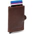  Baldwin Estuche para tarjetas de crédito Protección RFID Piel 6.5 cm Modelo brown