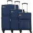  Travel Line 6704 Juego de maletas de 4 ruedas 3pcs. Modelo blau
