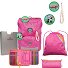  ErgoFlex Easy ECO Juego de mochilas escolares 6 piezas Modelo Pink Planet