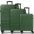  Baseliner 4 ruedas Juego de maletas 3 piezas Modelo military green