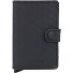  Miniwallet Estuche óptico para tarjetas de crédito RFID Cuero 6,5 cm Modelo black-titanium