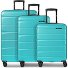  Munich 4.0 4 ruedas Set de maletas 3 piezas Con asa expansible Modelo aqua dull