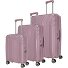  Elvaa 4 Roll Suitcase Set 3pcs. Modelo rosé