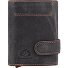 Cartera original vintage de cuero RFID de 8,5 cm Modelo azur