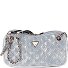 Giully II Bolsa de hombro 30 cm Modelo metallic denim