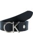  Cinturón con logotipo CK de cuero Modelo black-lightgold | 75 cm
