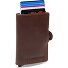  Albury Estuche para tarjetas de crédito Protección RFID Piel 7 cm Modelo brown