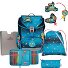  Juego de mochilas escolares ErgoFlex LED 5pcs. Modelo Rainbow Star