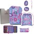  ErgoFlex Tiny Juego de mochilas escolares 8 piezas Modelo Magic Unicorn