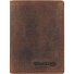  Billetera Montenegro de cuero RFID 9 cm Modelo braun