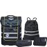 Ergo Compacto Juego de mochilas escolares 5 piezas Modelo Darker night