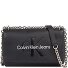  Sculpted Bolsa de hombro 25 cm Modelo fashion black
