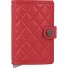  Miniwallet Estuche para tarjetas de crédito Protección RFID Piel 6.5 cm Modelo red