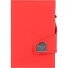  Funda para tarjetas de crédito Click & Slide Cartera de piel RFID 6,5 cm Modelo matt-red