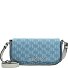  Signature Bolsa de hombro 25 cm Modelo monogram denim light blue