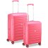  Starlight 3.0 4 ruedas Juego de maletas 2 piezas con pliegue de expansión Modelo coral pink