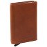  Palma Estuche para tarjetas de crédito Protección RFID Piel 7 cm Modelo cognac