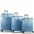 Xtrak 4 ruedas Juego de maletas 3 piezas con pliegue de expansión Modelo icy blue