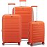  B-Flying Move 4 ruedas Juego de maletas 3 piezas con pliegue de expansión Modelo orange