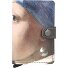  Estuche para tarjetas de crédito Art RFID de cuero 6 cm Modelo art pearl earing