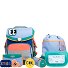  Timeless Pro Juego de mochilas escolares 7 piezas Modelo Happy Colours Collection