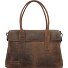  Retro Lamarr Bolsa de hombro Piel 45 cm Compartimento para el portátil Modelo dunkelbraun
