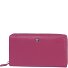  Cartera de cuero esponjoso 19 cm Modelo fuchsia