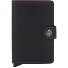 Miniwallet Original Funda para tarjetas de crédito Cartera de piel RFID 6,5 cm Modelo black-brown