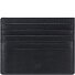  Estuche para tarjetas de crédito RFID de cuero de 10 cm Modelo black