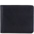  Cartera RFID Piel 11 cm Modelo black-blue