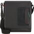 Bolso bandolera cuero 22 cm Modelo  black/pace