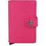  Miniwallet Crisple Funda para tarjetas de crédito Cartera de piel RFID 6,5 cm Modelo fuchsia