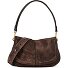  Helena Round Bolsa de hombro Piel natural 28 cm Modelo moka