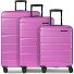  Munich 4.0 4 ruedas Set de maletas 3 piezas Con asa expansible Modelo pink dull