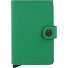  Miniwallet Estuche para tarjetas de crédito Protección RFID Piel 6.5 cm Modelo bright green