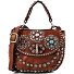  Afrodite Bolso miniatura Piel natural 18 cm Modelo cognac
