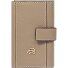  Circle Estuche para tarjetas de crédito Protección RFID Piel 6.5 cm Modelo taupe
