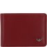  Polo Cartera Bloqueo RFID Piel natural 10 cm Modelo rot