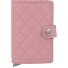  Miniwallet Estuche para tarjetas de crédito Protección RFID Piel 6.5 cm Modelo rose