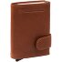  Leicester Estuche para tarjetas de crédito Protección RFID Piel 7 cm Modelo cognac