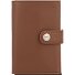 Estuche para tarjetas de crédito Alu Fit de cuero RFID 6,5 cm Modelo dark brown