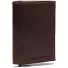  Paris Estuche para tarjetas de crédito Protección RFID Piel 7 cm Modelo braun