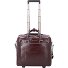  Blue Square 2 ruedas Trolley business Piel natural 36 cm Compartimento para laptop Modelo mahogany