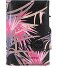  Funda para tarjetas de crédito Click & Slide RFID Piel 6,5 cm Modelo flower-black