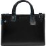  Blue Square Bolsa de compras Piel 38 cm Compartimento para el portátil con pliegue de expansión Modelo black