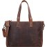  Bolso shopper de cuero 41 cm compartimento para portátil Modelo dunkelbraun