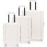  Atlas 4 ruedas Set de maletas 3 piezas Modelo pure white