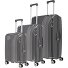  Elvaa 4 Roll Suitcase Set 3pcs. Modelo schwarz