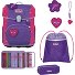  Neo Exklusiv Superflash Extreme Juego de mochilas escolares 4 piezas Modelo Heartbeat