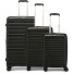  Travel Line 4700 4 ruedas Juego de maletas 3 piezas con pliegue de expansión Modelo black